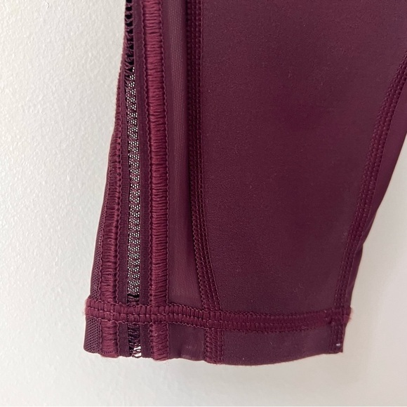 Athleta Shakti Mesh 7/8 Tight, Spiced Carbenet Size M - Picture 8 of 13